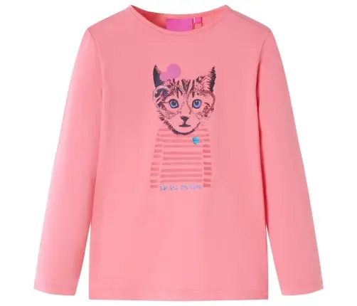 Pikkade Varrukatega Lastesärk, Roosa , 128