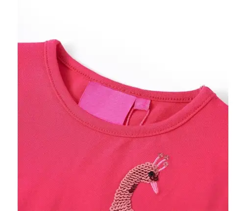 Bērnu Krekls Ar Garām Piedurknēm, Koši Rozā, 92