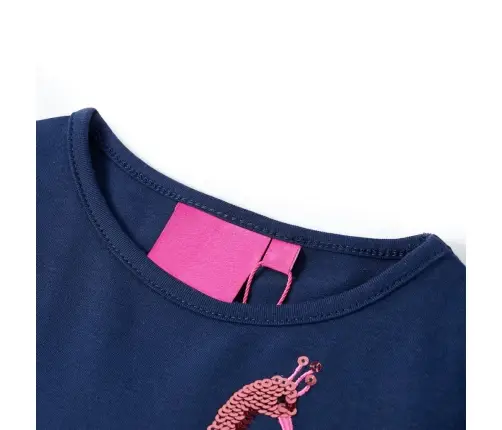 Pikkade Varrukatega Lastesärk, Tumesinine, 104