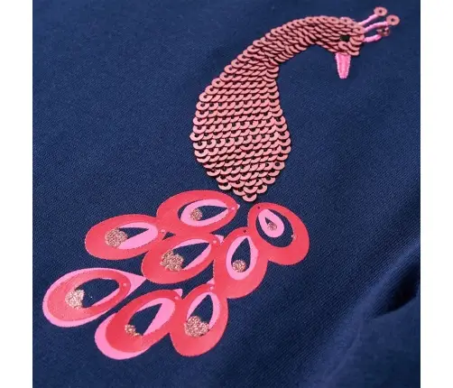 Pikkade Varrukatega Lastesärk, Tumesinine, 128