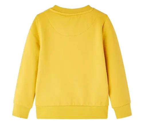 Vaikiškas Sportinis Megztinis, Tamsiai Geltonai Rudas, 128 Dydžio