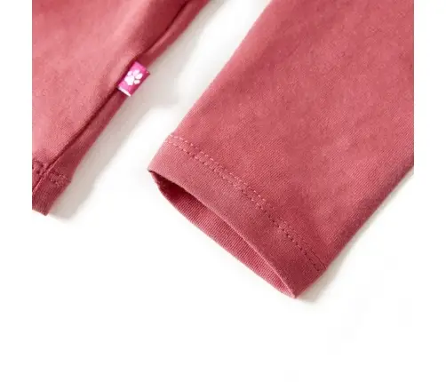 Pikkade Varrukatega Lastesärk, Vanaroosa, 128