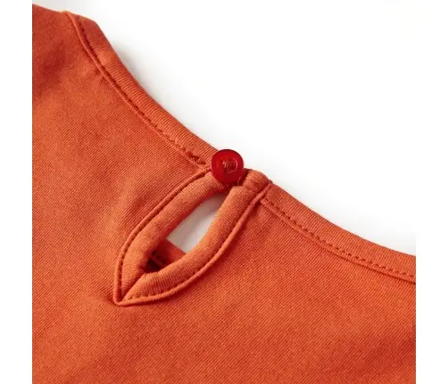 Vaikiški Marškinėliai Ilgomis Rankovėmis, Oranžiniai, 92 Dydžio