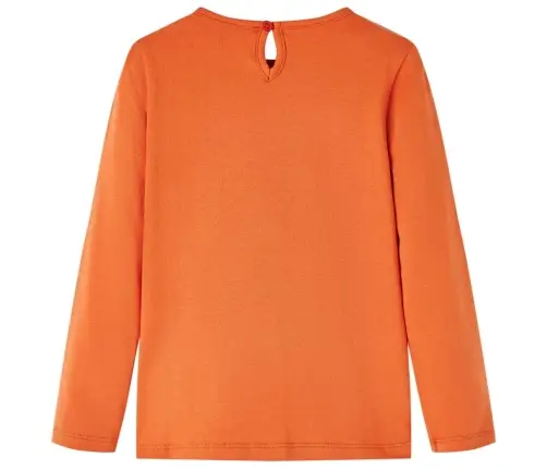 Bērnu Krekls Ar Garām Piedurknēm, Koši Oranžs, 104