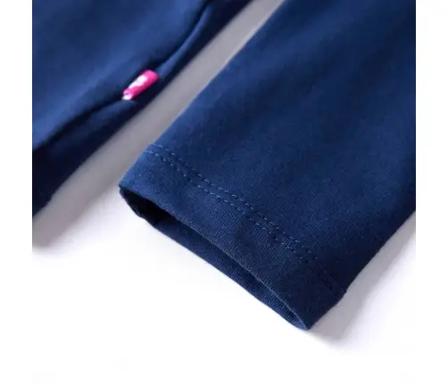 Vaikiški Marškinėliai Ilgomis Rankovėmis, Tamsiai Mėlyni, 104 Dydžio