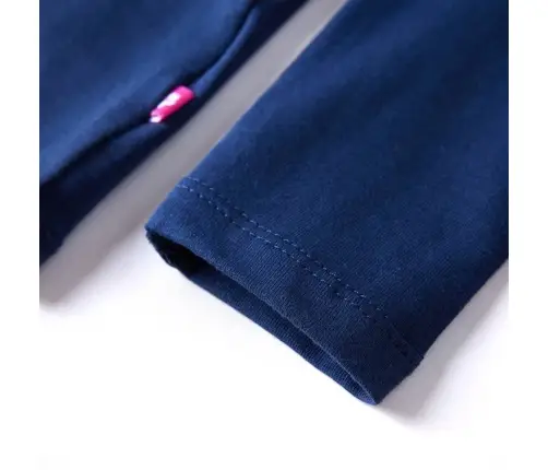 Vaikiški Marškinėliai Ilgomis Rankovėmis, Tamsiai Mėlyni, 128 Dydžio