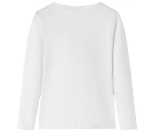 Vaikiški Marškinėliai Ilgomis Rankovėmis, Ekru Spalvos, 104 Dydžio