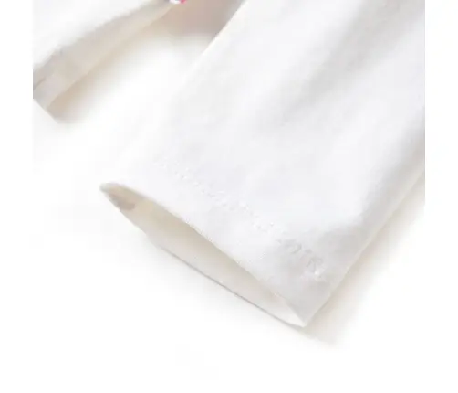 Vaikiški Marškinėliai Ilgomis Rankovėmis, Ekru Spalvos, 104 Dydžio