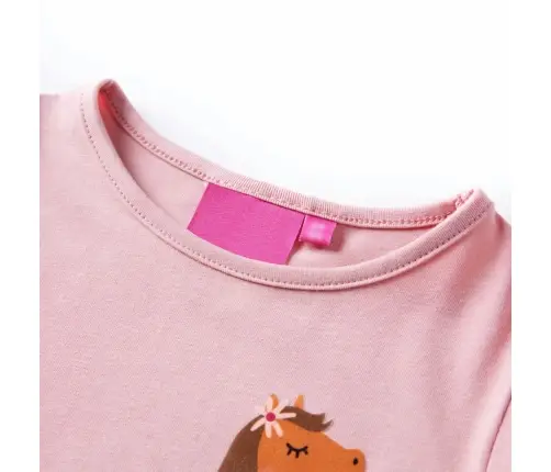 Bērnu Krekls Ar Garām Piedurknēm, Gaiši Rozā, 140