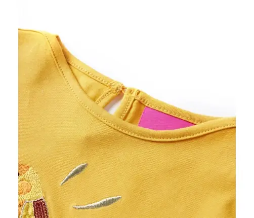 Pikkade Varrukatega Lastesärk, Tume Ooker, 116