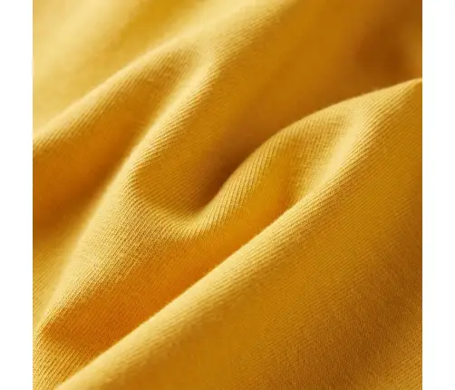 Bērnu Krekls Ar Garām Piedurknēm, Tumši Dzeltenbrūns, 128