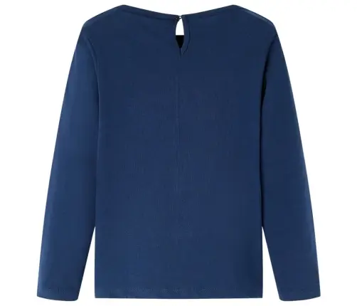 Vaikiški Marškinėliai Ilgomis Rankovėmis, Tamsiai Mėlyni, 116 Dydžio