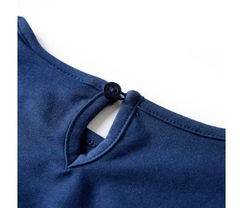 Pikkade Varrukatega Lastesärk, Tumesinine, 128