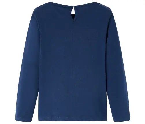 Bērnu Krekls Ar Garām Piedurknēm, Tumši Zils, 140