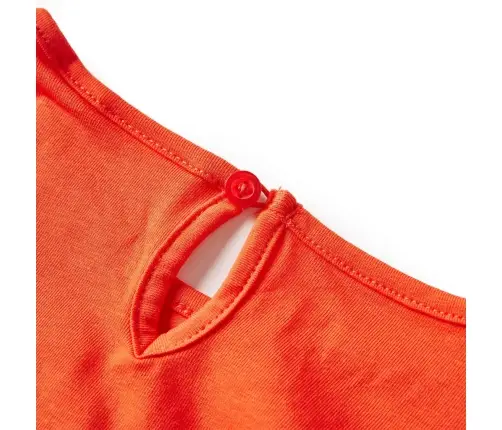 Vaikiški Marškinėliai Ilgomis Rankovėmis, Oranžiniai, 92 Dydžio