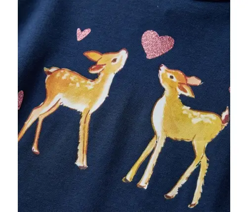 Bērnu Krekls Ar Garām Piedurknēm, Tumši Zils, 92