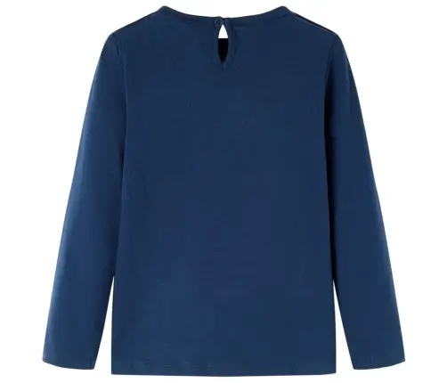 Bērnu Krekls Ar Garām Piedurknēm, Tumši Zils, 116