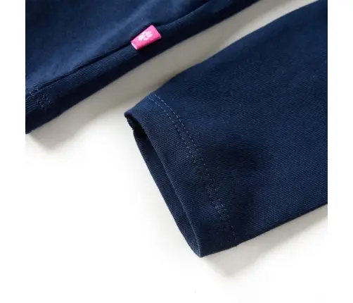 Bērnu Krekls Ar Garām Piedurknēm, Tumši Zils, 116