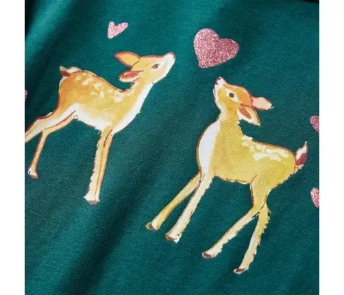 Bērnu Krekls Ar Garām Piedurknēm, Tumši Zaļš, 92