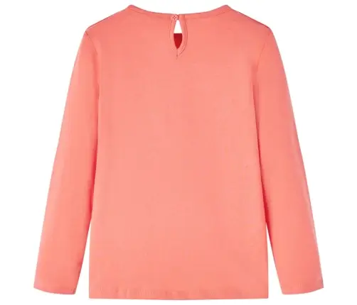 Vaikiški Marškinėliai Ilgomis Rankovėmis, Koralų, 116 Dydžio