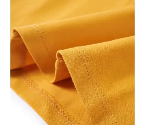 Bērnu Krekls Ar Garām Piedurknēm, Tumši Dzeltenbrūns, 104