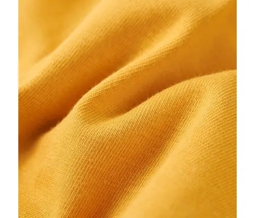 Vaikiški Marškinėliai Ilgomis Rankovėmis, Geltonai Rudi, 116 Dydžio