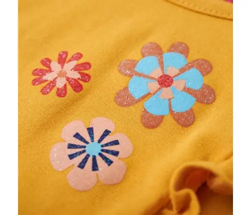 Pikkade Varrukatega Lastesärk, Tume Ooker, 128