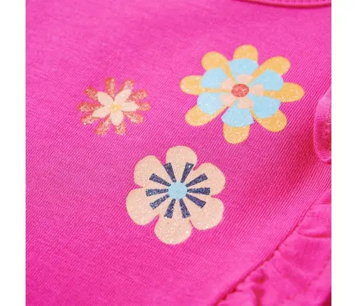 Bērnu Krekls Ar Garām Piedurknēm, Tumši Rozā, 104