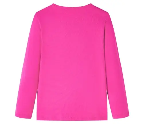 Vaikiški Marškinėliai Ilgomis Rankovėmis, Tamsiai Rožiniai, 128 Dydžio