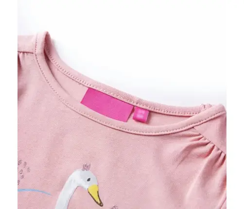 Pikkade Varrukatega Lastesärk, Heleroosa, 104