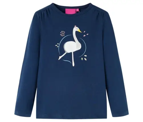 Bērnu Krekls Ar Garām Piedurknēm, Tumši Zils, 92