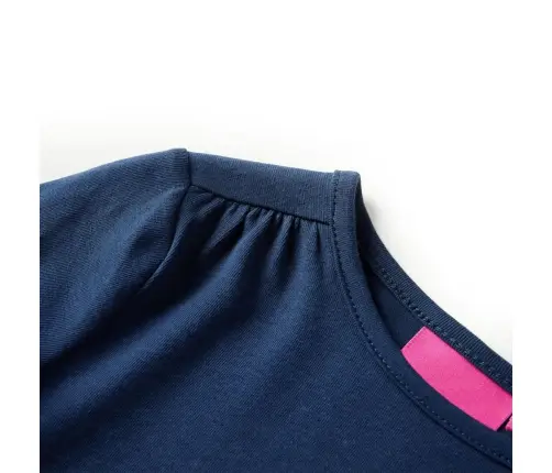 Bērnu Krekls Ar Garām Piedurknēm, Tumši Zils, 116