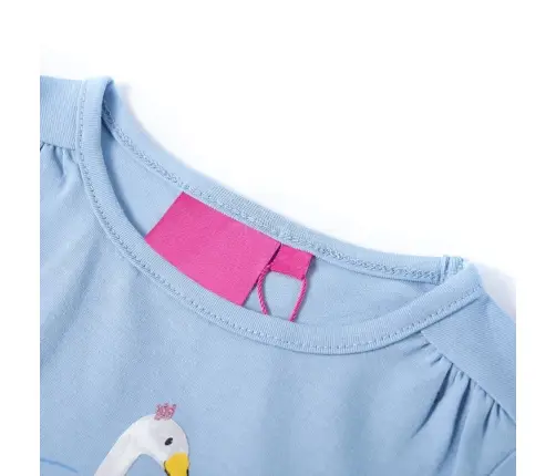 Vaikiški Marškinėliai Ilgomis Rankovėmis, Šviesiai Mėlyni, 116 Dydžio