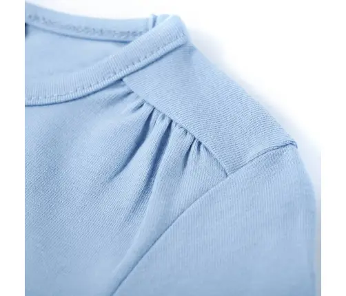 Vaikiški Marškinėliai Ilgomis Rankovėmis, Šviesiai Mėlyni, 116 Dydžio