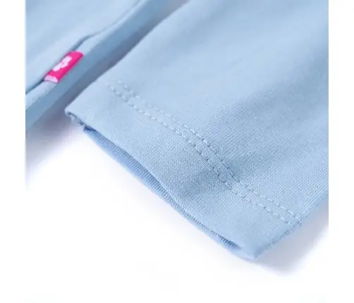 Vaikiški Marškinėliai Ilgomis Rankovėmis, Šviesiai Mėlyni, 116 Dydžio