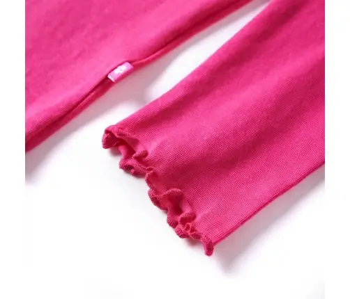 Bērnu Krekls Ar Garām Piedurknēm, Koši Rozā, 128