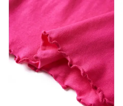 Vaikiški Marškinėliai Ilgomis Rankovėmis, Ryškiai Rožiniai, 140 Dydžio