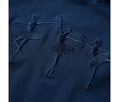 Vaikiški Marškinėliai Ilgomis Rankovėmis, Tamsiai Mėlyni, 116 Dydžio