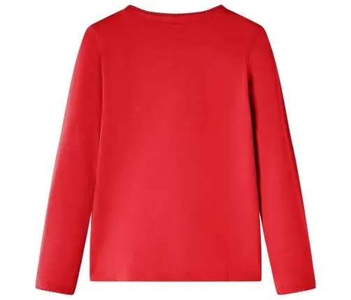 Pikkade Varrukatega Lastesärk, Punane, 104