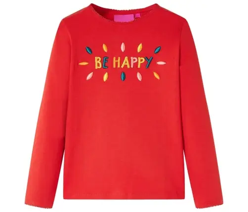 Bērnu Krekls Ar Garām Piedurknēm, Sarkans, 116