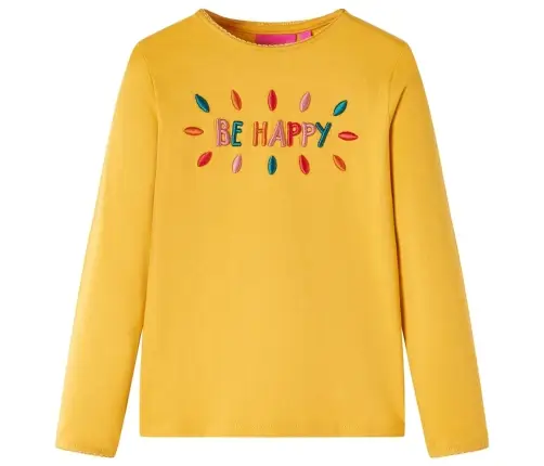 Pikkade Varrukatega Lastesärk, Tume Ooker, 116