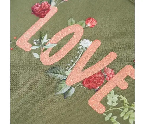 Bērnu Krekls Ar Garām Piedurknēm, Haki, 104