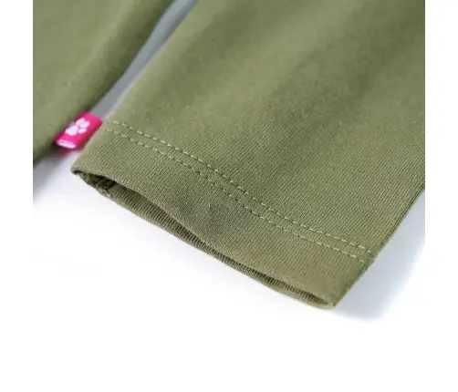 Bērnu Krekls Ar Garām Piedurknēm, Haki, 116