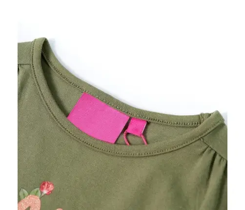 Bērnu Krekls Ar Garām Piedurknēm, Haki, 128