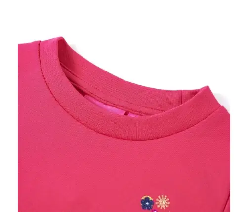 Vaikiškas Sportinis Megztinis, Ryškiai Rožinės Spalvos, 116 Dydžio