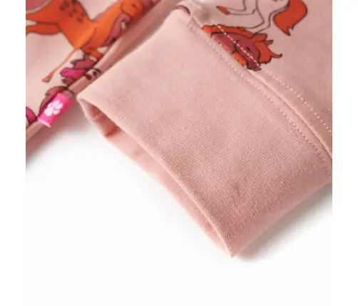 Bērnu Pidžama Ar Garām Piedurknēm, Gaiši Rozā, 92