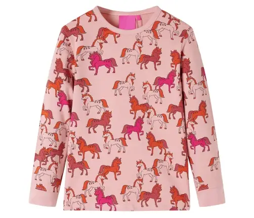 Bērnu Pidžama Ar Garām Piedurknēm, Gaiši Rozā, 104