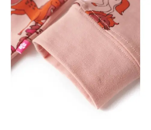 Bērnu Pidžama Ar Garām Piedurknēm, Gaiši Rozā, 104