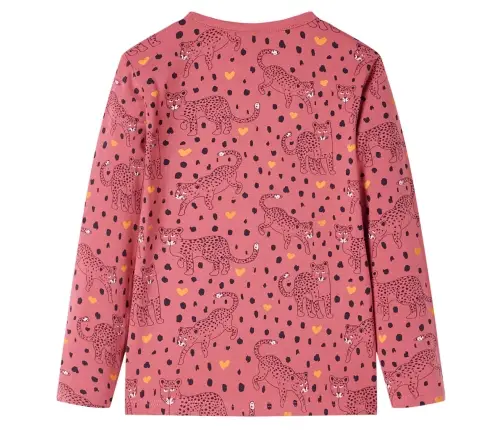 Vaikiška Pižama Ilgomis Rankovėmis, Sendinta Rožinė, 116 Dydžio