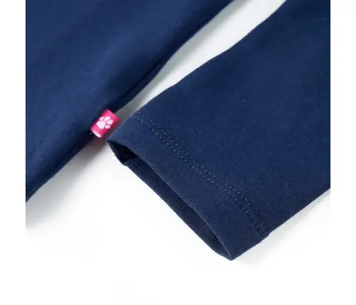 Vaikiški Marškinėliai Ilgomis Rankovėmis, Tamsiai Mėlyni, 140 Dydžio